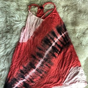 Volcom tie dye Jersey tank dress